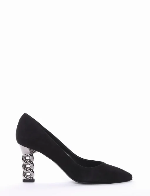 decolte tacco 8 cm nero