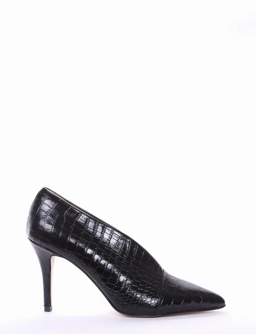 decolte tacco 10 cm nero