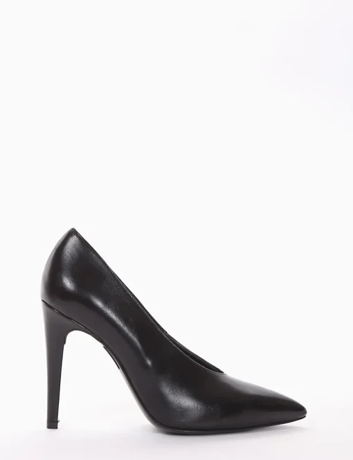 decolte tacco 10 cm nero