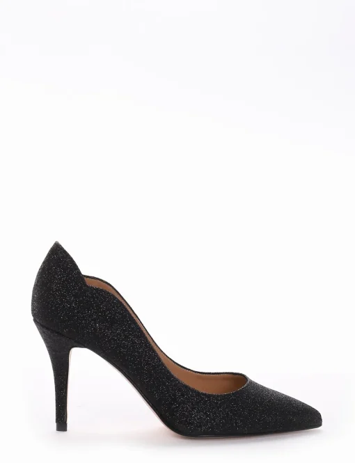 decolte tacco 7 cm nero