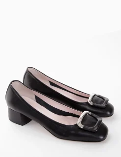 decolte tacco 3 cm nero