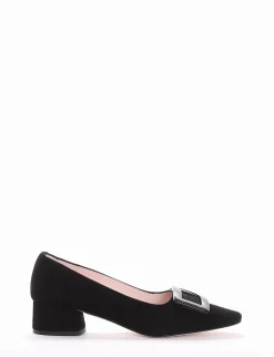 Decolte tacco 3 cm nero