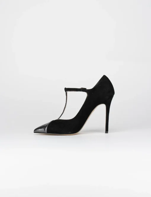 Decolte tacco 10 cm nero