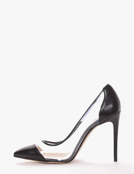 decolte tacco 10 cm nero