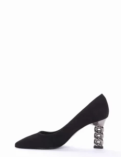 decolte tacco 8 cm nero