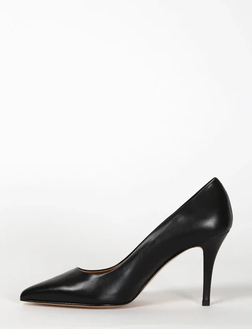 decolte tacco 7 cm nero