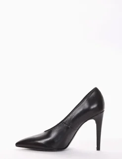 decolte tacco 10 cm nero