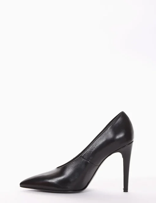 decolte tacco 10 cm nero