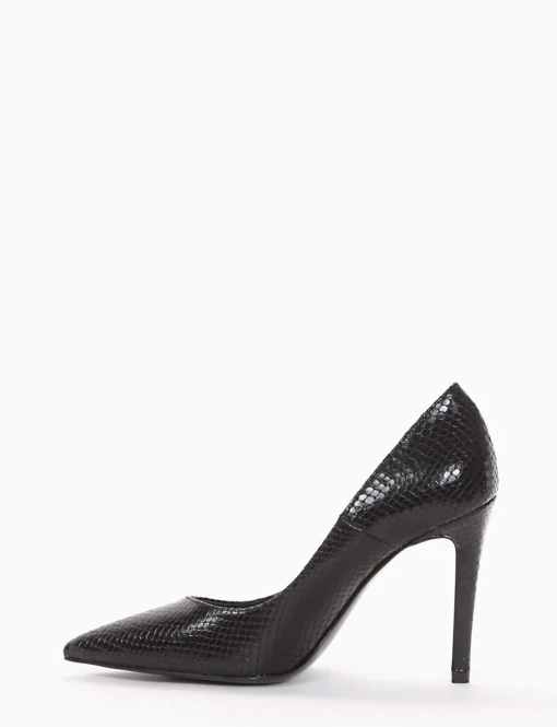 decolte tacco 10 cm nero