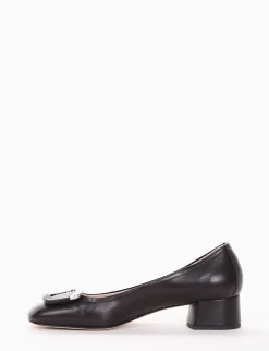 decolte tacco 3 cm nero