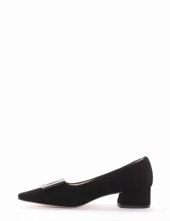 Decolte tacco 3 cm nero