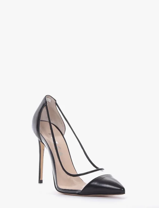 decolte tacco 10 cm nero