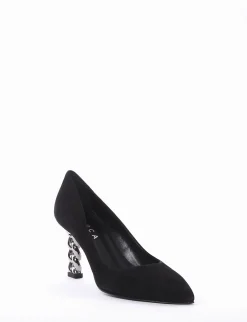 decolte tacco 8 cm nero