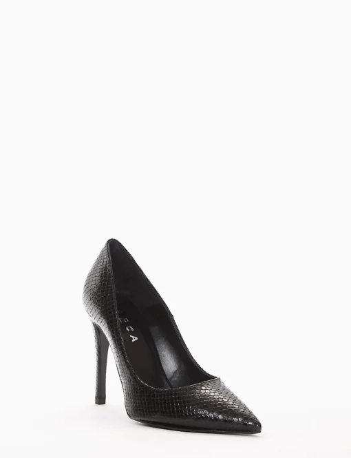 decolte tacco 10 cm nero