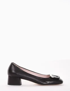 decolte tacco 3 cm nero