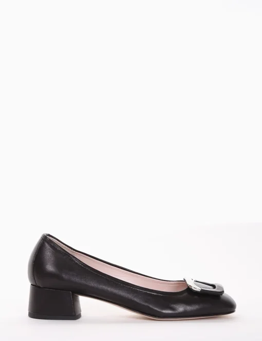 decolte tacco 3 cm nero