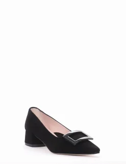 Decolte tacco 3 cm nero