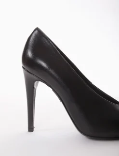 decolte tacco 10 cm nero