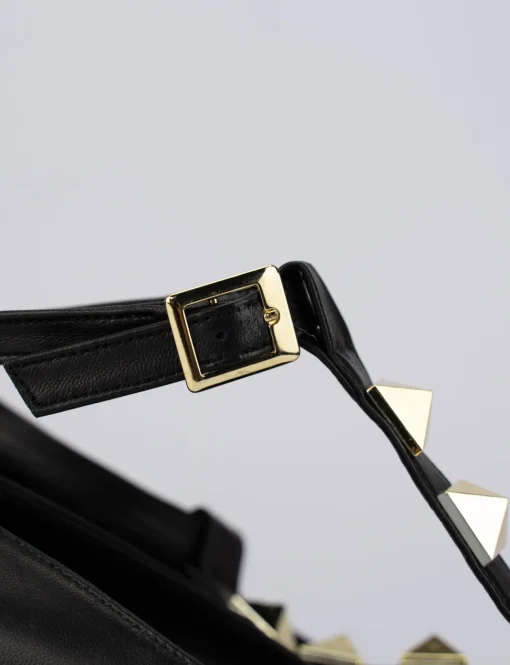 Decolte tacco 5 cm nero pelle