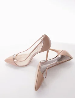 decolte tacco 10 cm rosa