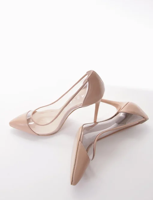 decolte tacco 10 cm rosa