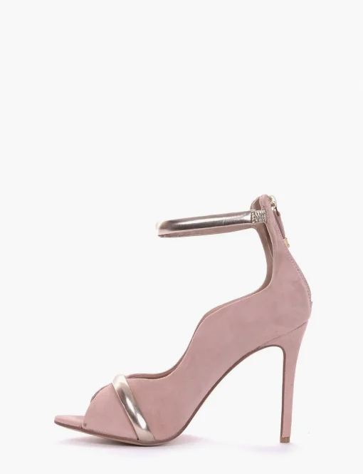 decolte tacco 10 cm rosa