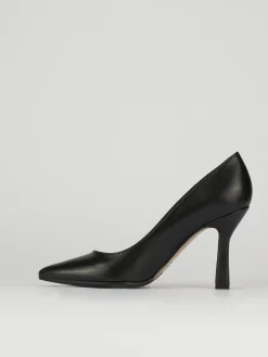 Decolte tacco 8cm nero pelle