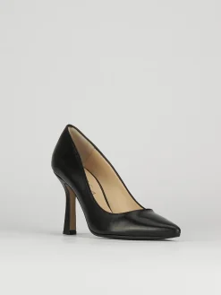 Decolte tacco 8cm nero pelle