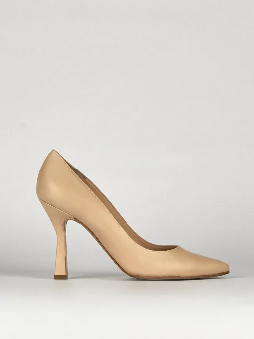 Decolte tacco 8cm rosa pelle