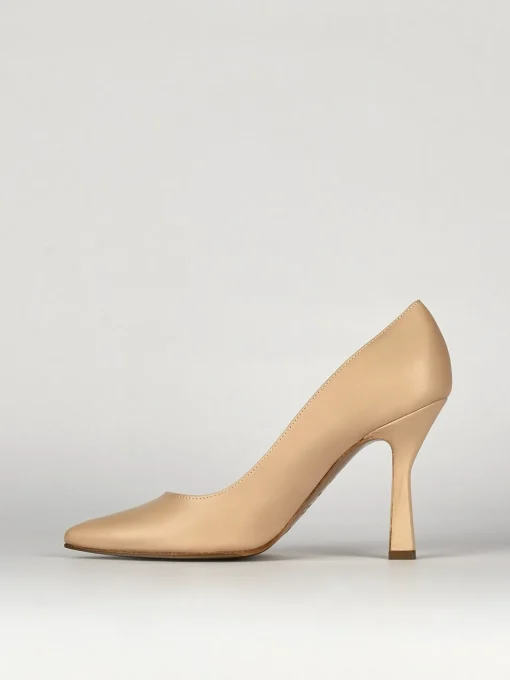 Decolte tacco 8cm rosa pelle
