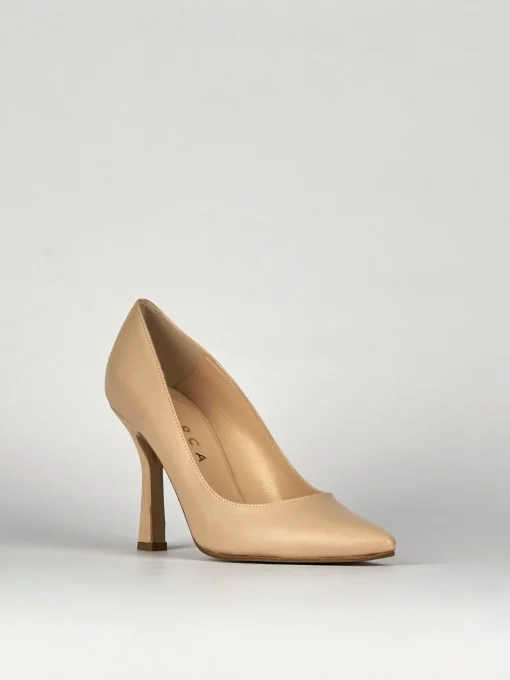 Decolte tacco 8cm rosa pelle