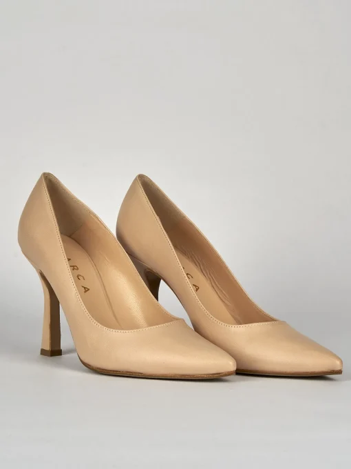 Decolte tacco 8cm rosa pelle