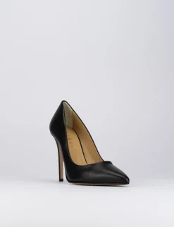 Decolte' tacco 11 cm nero pelle