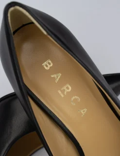 Decolte' tacco 11 cm nero pelle