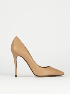 Decolte' tacco 11 cm rosa pelle