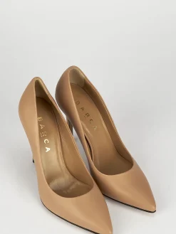 Decolte' tacco 11 cm rosa pelle