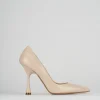 Decolte' tacco 9 cm rosa vernice