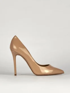 Decolte' tacco 11 cm rosa vernice
