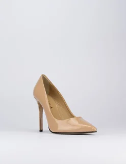Decolte' tacco 11 cm rosa vernice