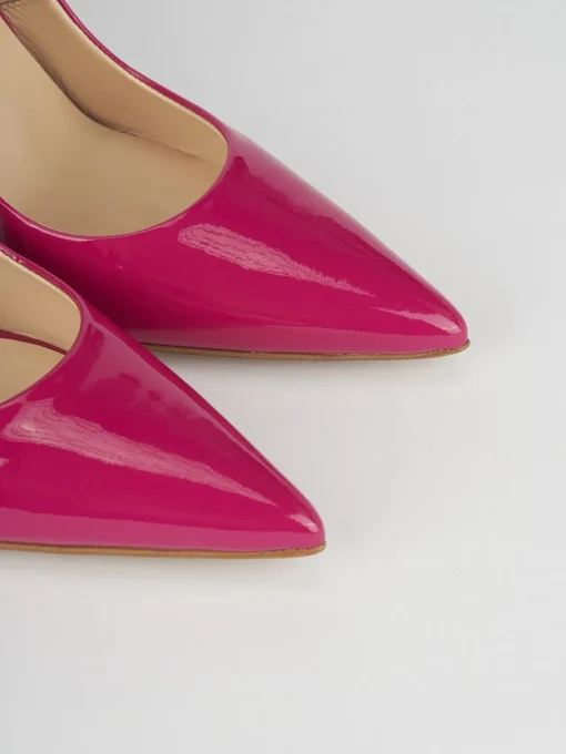 Decolte' tacco 9 cm rosa vernice