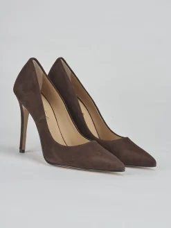 Decolte' tacco 11 cm testa camoscio