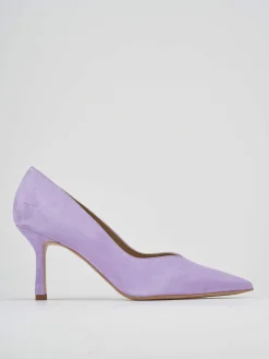 Decoltè tacco 7 cm rosa camoscio