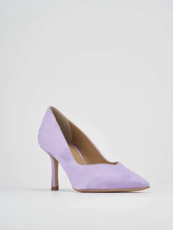 Decoltè tacco 7 cm rosa camoscio