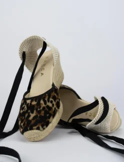Espadrilla zeppa 6 cm multicolor cavallino