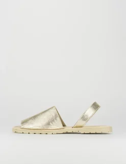 Espadrillas laminato oro