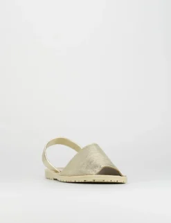 Espadrillas laminato oro