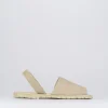 Espadrillas pelle beige