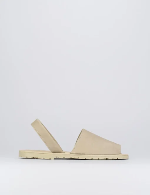 Espadrillas pelle beige