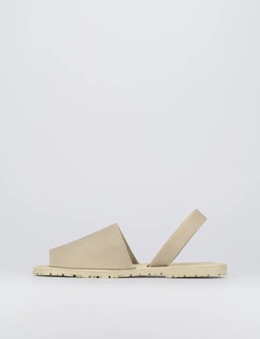 Espadrillas pelle beige