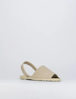 Espadrillas pelle beige